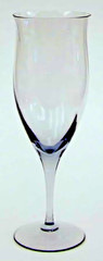 NORITAKE ROYAL PIERPONT BLUE Beautiful Hand Blown Iced Tea Glass 9.25”H / EUC