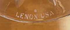 2 Lenox USA Beacon Hill 7.5” Water Goblets Discontinued 1983- 1987 “PERFECT”