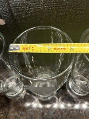 Pilsner Beer Glasses With Etched Skull & Crossbones Set Of 4 16 Oz