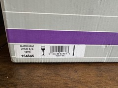Marquis by Waterford Markham Crystalline Wine Glasses Set of 4 New Boxed