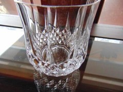 Cristal D’Arques Durand LONGCHAMP Crystal Double Old Fashioned Glass