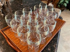 VTG La Rochere France Dragonfly Glass Goblets Sets of 6 (3 sets available)