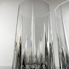 Pair of Mikasa Crystal Arctic Lights Highball Glasses 5 1/4″