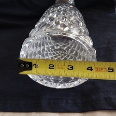 Vtg Waterford Crystal ALANA Decanter & 6 Liqueur Footed Shot Glasses 3.5″ Set