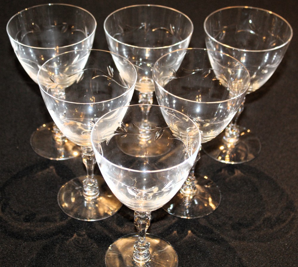Tiffin Sonata Set Of Six Water Glasses