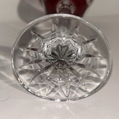 5 Klein Overlay Crystal Liqueur Glasses By BACCARAT (54120)