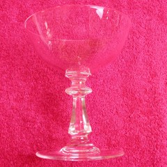 {SET OF 2} Val St Lambert (Concerto) 4 3/4″ CHAMPAGNES Exc (3 avail) Signed VSL