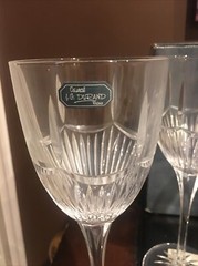 Set of 4 J. G. Durand ‘Radiance’ water Goblets New in Box 10 1/4oz 9”