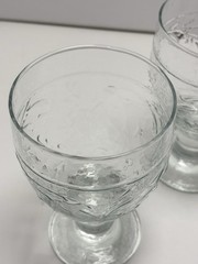Willow House Tuscan Hammered Design Water Goblets 16 Ozs. Set Of 4