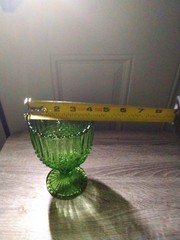 Vintage Anchor Hocking Emerald Green Goblet/Compote. Excellent Condition.