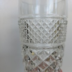 Anchor Hocking 10 oz Wexford Diamond Pattern Clear Glass Tumbler Vtg. 60’s