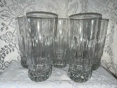 16 oz Barcelona Cristal d’Arques-Durand Crystal Flat Tumblers – Set of 5