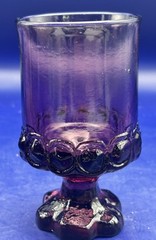 5 Tiffin Franciscan Madeira Plum 4 7/8″ Wine/Juice Glasses 1970-79