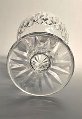 Vintage Boyne (Cut Foot) 4Inch Port Wine by Waterford Crystal, Exc/Signed