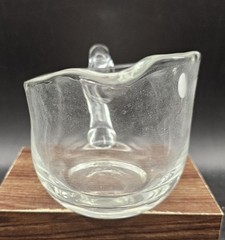 VTG Luigi Bormioli Italy Blown Glass Pitcher Small with Original Tag