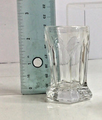 Rare 2 Fostoria Virginia Pattern 2 Oz Whiskey Shot Glasses Original Box