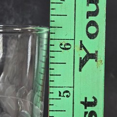 Laurel Grey Cut by Anchor Hocking Set of 2 Tumblers Collins/Cooler Glasses 6.25″