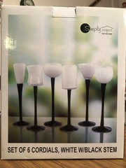 Set Of 6 Cordials Simply Perfect NIB