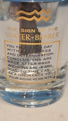 6 Zodiac Astrology 22kt Lowball Whiskey Gold Rock Glasses Anchor Hocking Glass