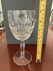 Waterford Crystal Colleen Tall Goblet Wine Water Set of 4 Original Box Tags