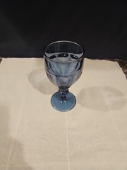 Libby Goblet Dusty Blue Duratuff Gibraltar Water Ice Tea Wine Glass
