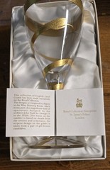 Buckingham Palace Royal Collection 24ct Gold Gilt Serpent / Snake Wine Glass