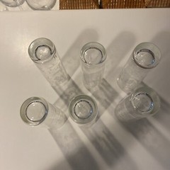 6 Vintage Noritake Sasaki Bamboo Tiki Etched Tom Collins Glasses 7” Tall