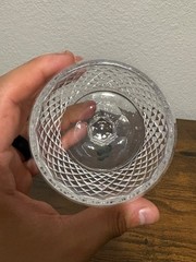 SET(4) VTG Waterford 5 1/8″H Colleen Cut Crystal Ballon Brandy Glasses W/BOX