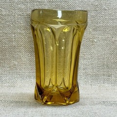 VTG Anchor Hocking Amber Tumbler Amber FAIRFIELD 8oz 6 panel REPLACEMENT