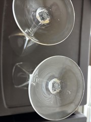 Mikasa Panache Square Lead Crystal Wine Glasses – 8 1/4” Set of 2