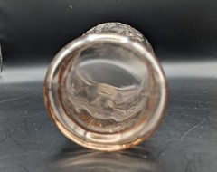 Federal Normandie Depression Glass Pink Bouquet & Lattice Tumbler
