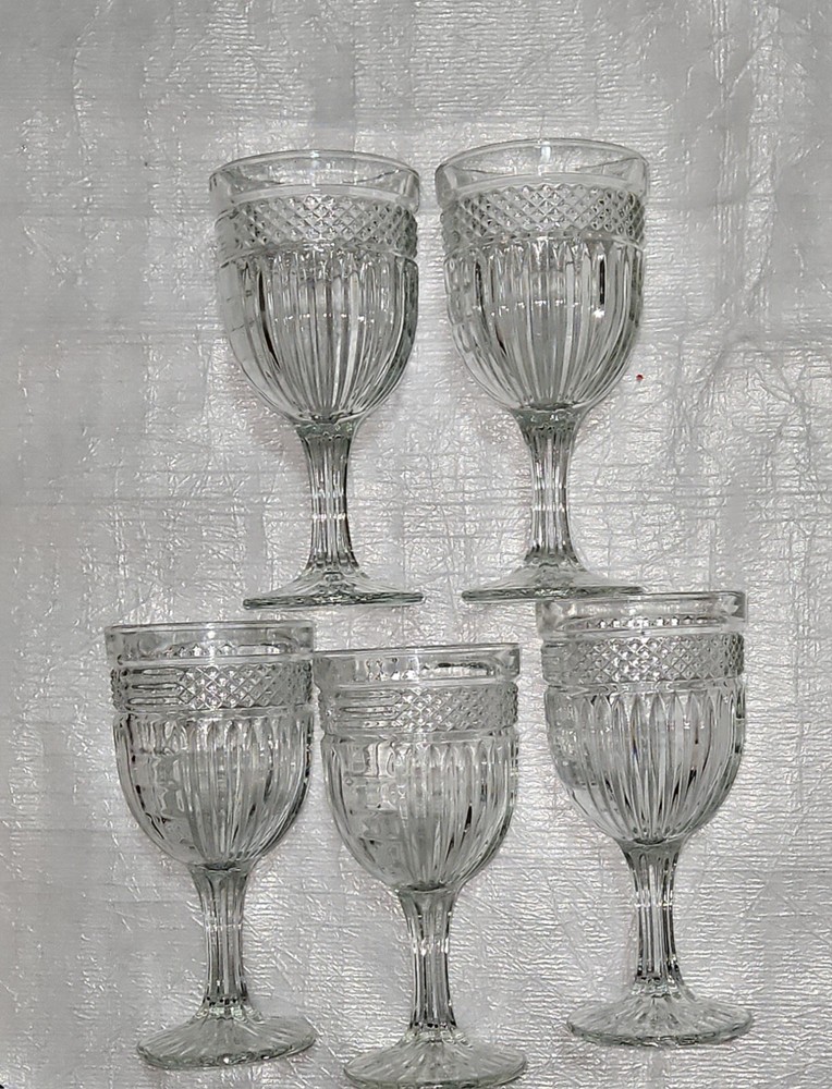 VTG Libby Radiant Water Goblet Wine Glass Stemware 12 Oz Set Of 37 Sold Separate