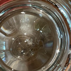 Set of 5 Vintage Holmegaard DANISH SHIPS CLEAR 6″ Water Goblets Signed HG EUC