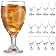 Durable 16 Oz Goblet Party Glass Set Of 12 – Dishwasher Safe