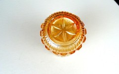 Jain Carnival Glass India Marigold Sarita Vintage 4 3/8″ Tumbler 1935-