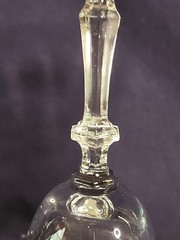 Marlene Rock Sharpe 1940s, 7 5/8in. Hand-blown Crystal Water Goblets Set of 2