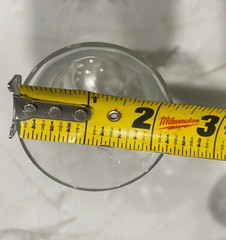 4 Standard Glass Clear Grape 4 Oz Cordial Juice Tumbler Optic Etched Grapes 4″