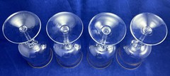 Lenox Crystal INTRIGUE (GOLD TRIM) Wine (5) & Water (4) Glasses. Lot Of 9