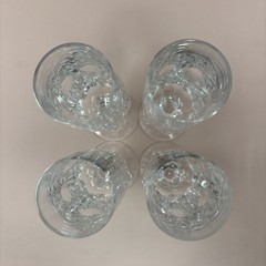 4 Nachtmann Crystal Champagne Glasses Alexandra Cut Fluted VTG 90’s Barware MINT