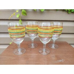4 HLC Fiesta 7 1/8″ Mamba Iced Tea Stems 16 fl oz