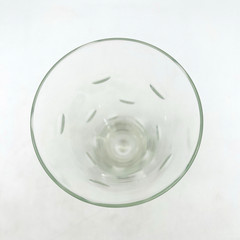 Set of 8 Mountaineer Glass Pilsner Flute Hand Cut Coin Dot Short Stem Round Foot
