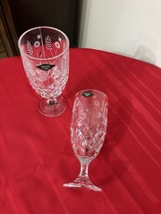 SHANNON CRYSTAL DESIGNS OF IRELAND – HAND CRAFTED LEAD CRYSTAL GOBLETS(set of 2)