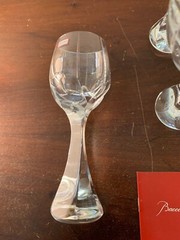 16 Red Wine Glasses Neptune Model Baccarat Crystal H: 19.5 Cm (Price Per Piece)