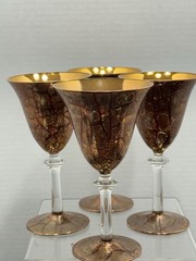 4 Rimmington Vian Goblets Hand Made In England