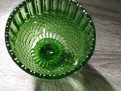Vintage Anchor Hocking Emerald Green Goblet/Compote. Excellent Condition.