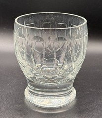 Vintage Block Crystal Versailles DOF Rocks Glass Cut Crystal Whiskey Tumbler