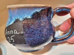 handmade, ceramic, pottery, stoneware, tea/coffee mug, kitchen, gift, food safe