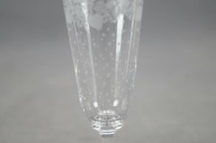 Set of 10 St Louis Saint Louis Engraved Floral & Dots Cordial Glasses Circa 1890