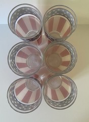 6 Libbey Stars and Stripes Glasses 12 oz. Tumblers Fourth Of July Patriotic USA