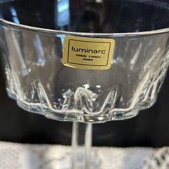 Cristal D Arques Duran-Luminarc Regency-4 1/2” Champagne/ Sherbert Glasses-4